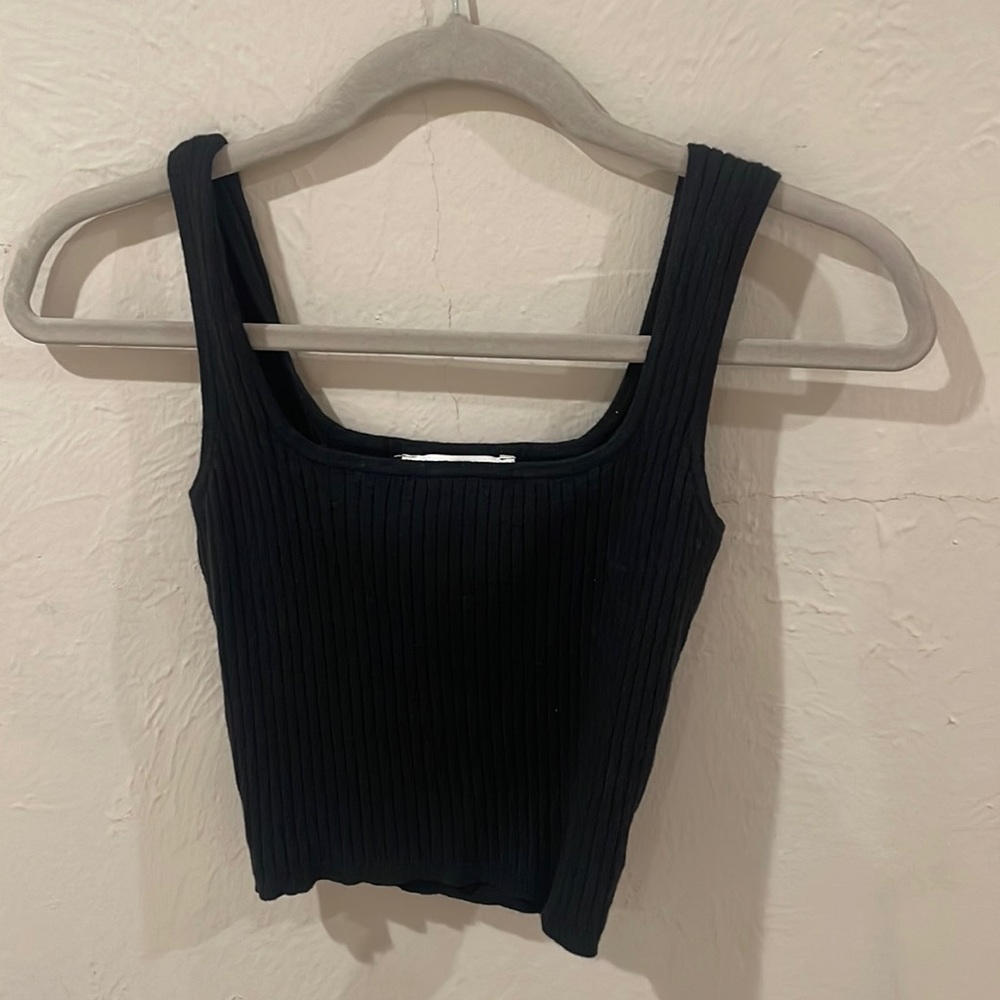 American Threads Black tank